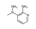 3-[amino(methyl)amino]pyridin-2-amine结构式