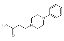 1-Piperazinepropanamide,4-phenyl-结构式