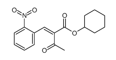 cyclohexyl 2-[(2-nitrophenyl)methylidene]-3-oxobutanoate结构式