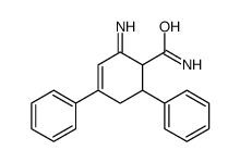 2-imino-4,6-diphenylcyclohex-3-ene-1-carboxamide结构式