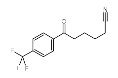6-OXO-6-(4-TRIFLUOROMETHYLPHENYL)HEXANENITRILE结构式