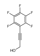 3-(2,3,4,5,6-pentafluorophenyl)prop-2-yn-1-ol结构式