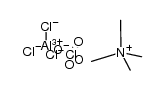 tetramethylammonium chloroperchloratoaluminate Structure