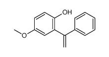 4-methoxy-2-(1-phenylethenyl)phenol结构式