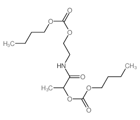 1-(2-butoxycarbonyloxyethylcarbamoyl)ethyl butyl carbonate Structure