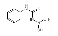 1, 1-Dimethyl-4-phenyl-3-thiosemicarbazide Structure