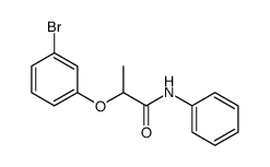 2-(3-bromophenoxy)-N-phenylpropanamide结构式