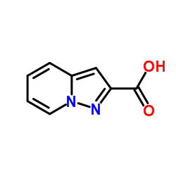 吡唑并[1,5-a]吡啶-2-甲酸结构式