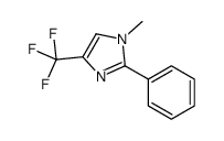 1-Methyl-2-phenyl-4-(trifluoromethyl)-1H-imidazole Structure