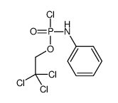 N-[chloro(2,2,2-trichloroethoxy)phosphoryl]aniline结构式