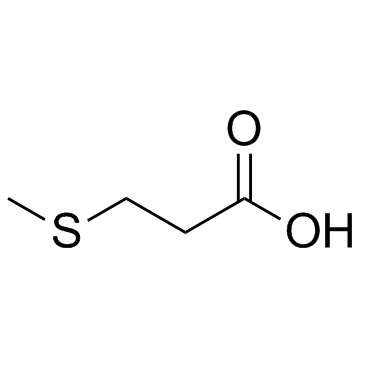 3-(甲硫基)丙酸结构式