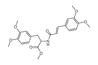 pentamethyl-trans-clovamide Structure