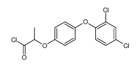 2-[4-(2,4-dichlorophenoxy)phenoxy]propanoyl chloride Structure