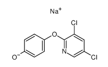 4-(3,5-dichloro-2-pyridyloxy)phenol sodium salt Structure