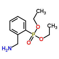 Diethyl 2-(aminomethyl)phenylphosphonate structure