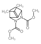 dimethyl 7-propan-2-ylidene-5,6-diazabicyclo[2.2.1]heptane-5,6-dicarboxylate结构式
