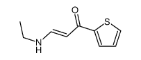 3-(ethylamino)-1-thiophen-2-ylprop-2-en-1-one Structure
