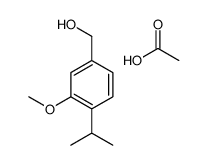 acetic acid,(3-methoxy-4-propan-2-ylphenyl)methanol Structure