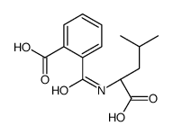 2-[[(1S)-1-carboxy-3-methylbutyl]carbamoyl]benzoic acid结构式