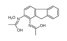 N-(1-acetamido-9H-fluoren-2-yl)acetamide,hydrate结构式