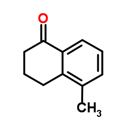 3,4-二氢化-5-甲基-1(2H)-萘酮结构式