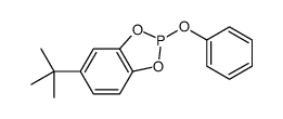 5-tert-butyl-2-phenoxy-1,3,2-benzodioxaphosphole Structure
