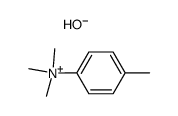 tri-N-methyl-p-toluidinium; trimethyl-p-tolyl-ammonium hydroxide Structure