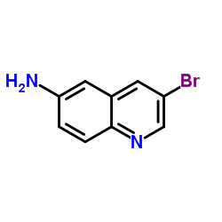 3-溴喹啉-6-胺结构式