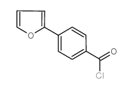 4-(2-呋喃基)苯甲酰氯结构式