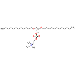 1,2-二-0-十二烷基-sn-甘油-3-磷酸胆碱结构式