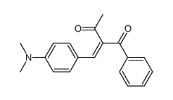 2-[p-(dimethylamino)benzylidene]-1-phenyl-1,3-butanedione Structure
