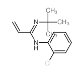 N-(2-chlorophenyl)-N-tert-butyl-prop-2-enimidamide Structure