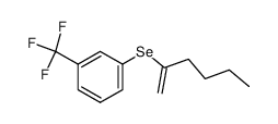 hex-1-en-2-yl(3-(trifluoromethyl)phenyl)selane Structure