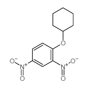 1-cyclohexyloxy-2,4-dinitro-benzene结构式