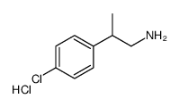 4-氯-Beta-甲基-苯乙胺盐酸盐结构式