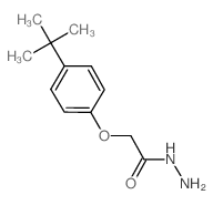 (4-叔丁基苯氧基)-乙酸肼结构式