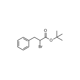 2-溴-3-苯丙酸叔丁酯结构式