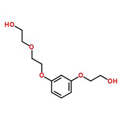 2-{3-[2-(2-Hydroxyethoxy)ethoxy]phenoxy}ethanol Structure