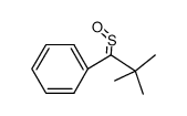 (E)-1-phenyl-2,2-dimethylpropane-1-thione S-oxide Structure
