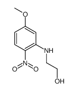 1-(2-羟基乙基)-5-甲氧基-2-硝基苯胺结构式