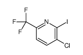 Pyridine, 3-chloro-2-iodo-6-(trifluoromethyl)-结构式