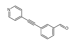3-(2-pyridin-4-ylethynyl)benzaldehyde结构式