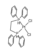 [platinum(II)dichloride(1,2-bis(diphenylphosphino)ethane)] Structure