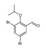 Benzaldehyde, 3,5-dibromo-2-(1-methylethoxy) Structure