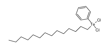 dichloro(phenyl)(tetradecyl)-l4-tellane结构式