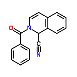 2-苯甲酰基-1,2-二氢异喹啉-1-甲腈结构式