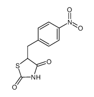 5-(4-nitrobenzyl)thiazolidine-2,4-dione Structure