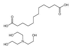 2-[bis(2-hydroxyethyl)amino]ethanol,dodecanedioic acid Structure