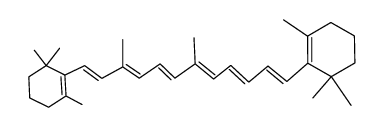 1,12-Bis(2,6,6-trimethylcyclohex-1-enyl)-3,7-dimethyldodeca-1,3,5,7,9,11-hexaene结构式
