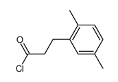 3-(2,5-dimethylphenyl)propanoic acid chloride Structure
